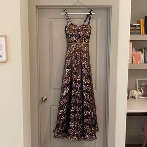 Bronx & Banco floor length sequin dress